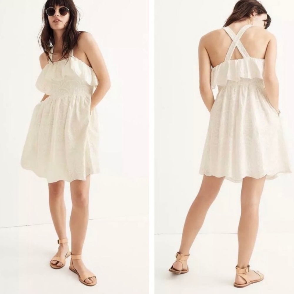 NEW Madewell | Boho White Sundress Size 6 Cottagecore
